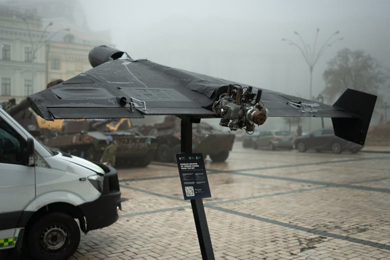 "Shaheds" on Mykhailivska Square