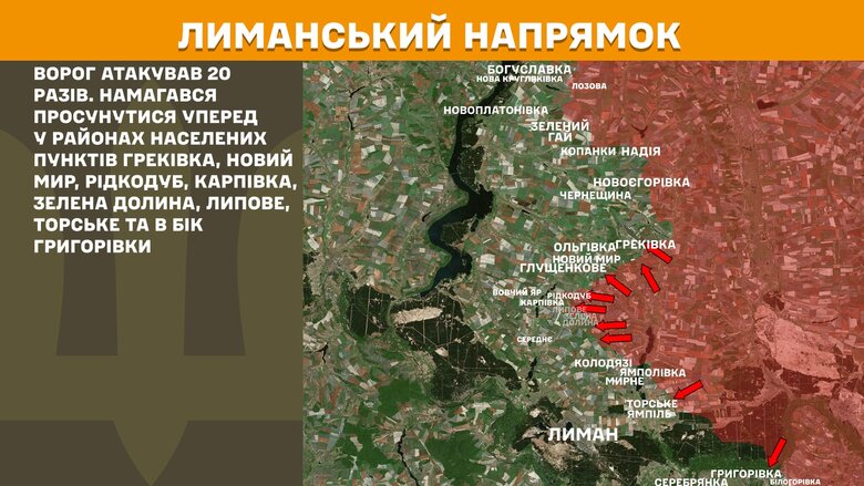 Карта боевых действий