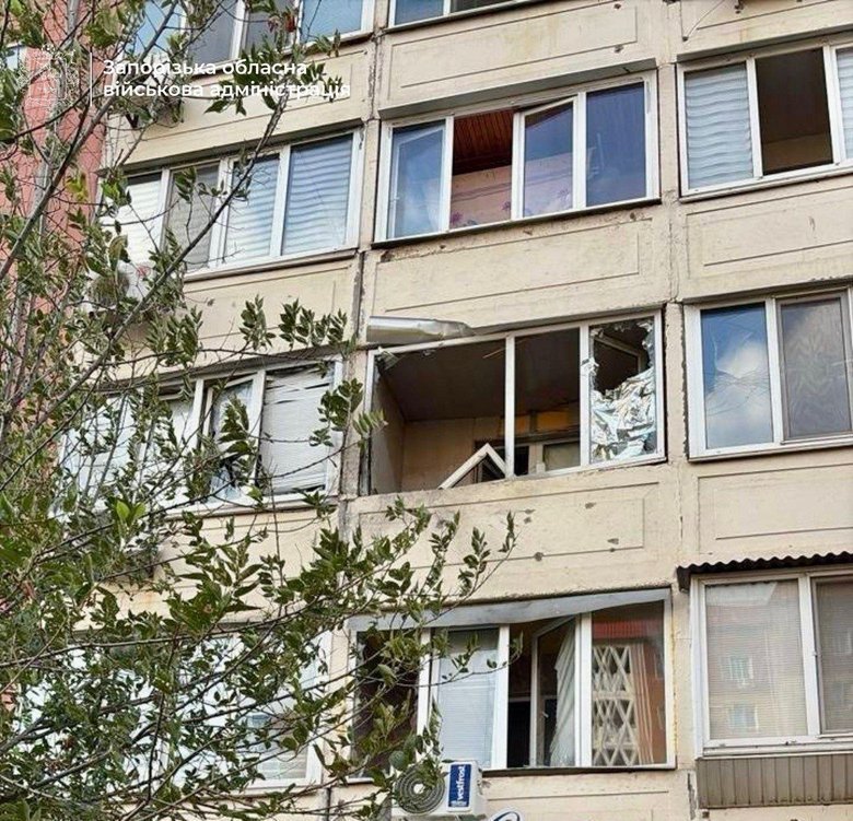 Удар по Запоріжжю