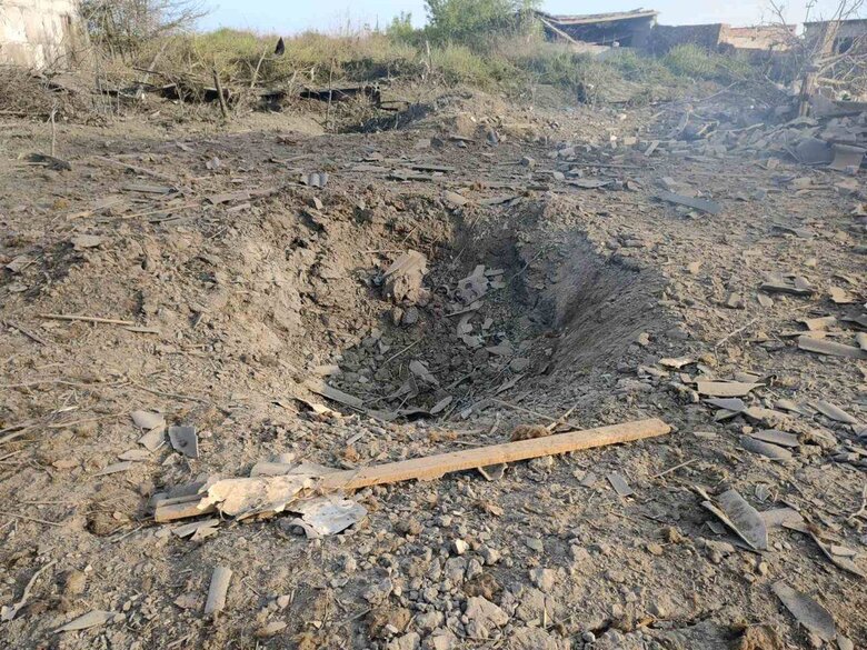Consequences of shelling of Beryslav by Russian aircraft, - RMA 04