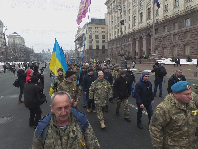 У Києві відбувся марш памяті захисників Дебальцівського плацдарму 07 У Києві відбувся марш памяті захисників Дебальцівського плацдарму 07