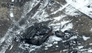 Федоров показал колонну военной техники россиян, уничтоженную воинами ВСУ под Угледаром. ФОТО