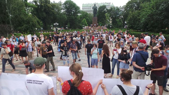 200 днів брехні: в Киеве состоялась акция в поддержку обвиняемых в убийстве Шеремета 06