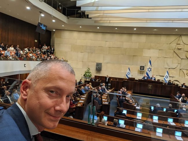 Ложкін взяв участь в урочистому засіданні новообраного Кнесету 01