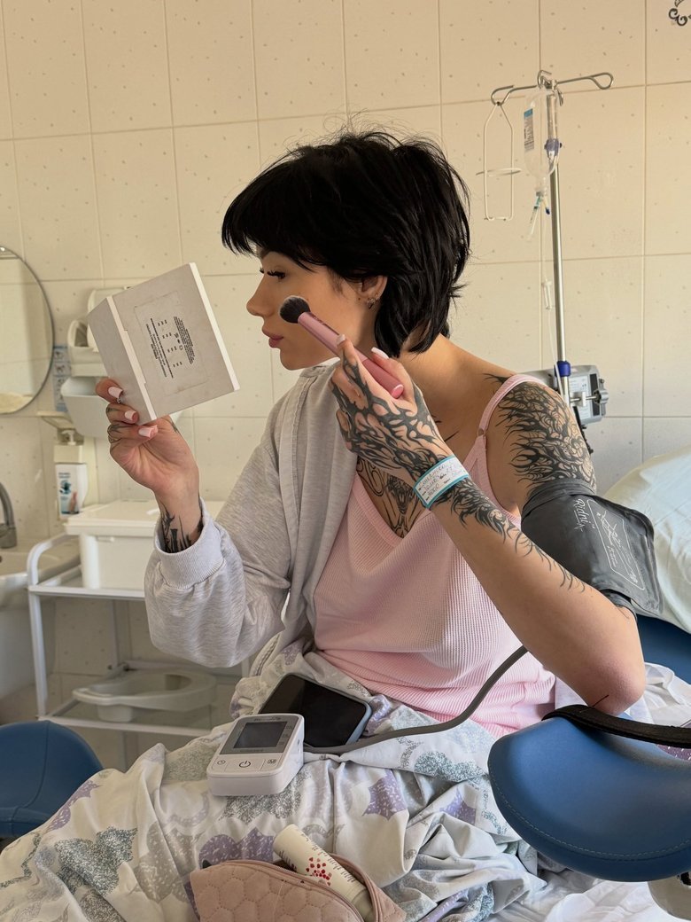 Soldier Eva Smirnova has given birth to a son