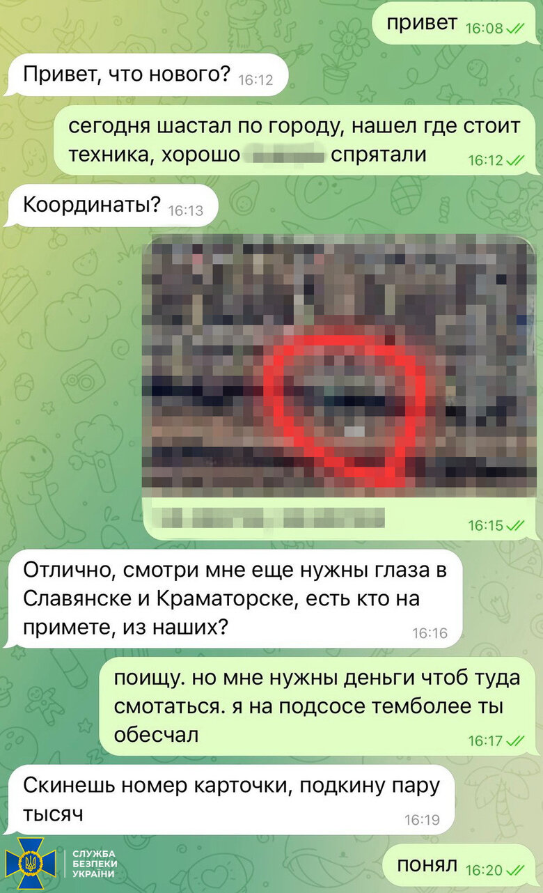 Resident of Bakhmut, who was correcting rocket strikes in Donetsk region, was detained - SSU 02