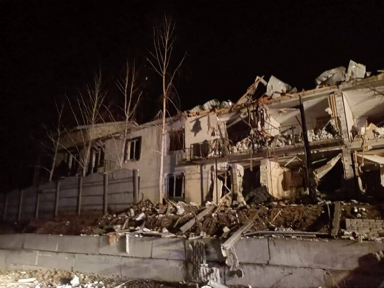 Consequences of the attack on Kyiv region on 19 March 2025