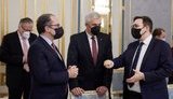 Зеленський обговорив з очільниками МЗС Австрії, Чехії та Словаччини безпекову ситуацію навколо України. ФОТО