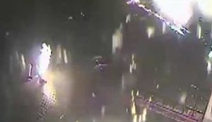 Batkivshchyna office attacked last night. VIDEO from surveillance cameras