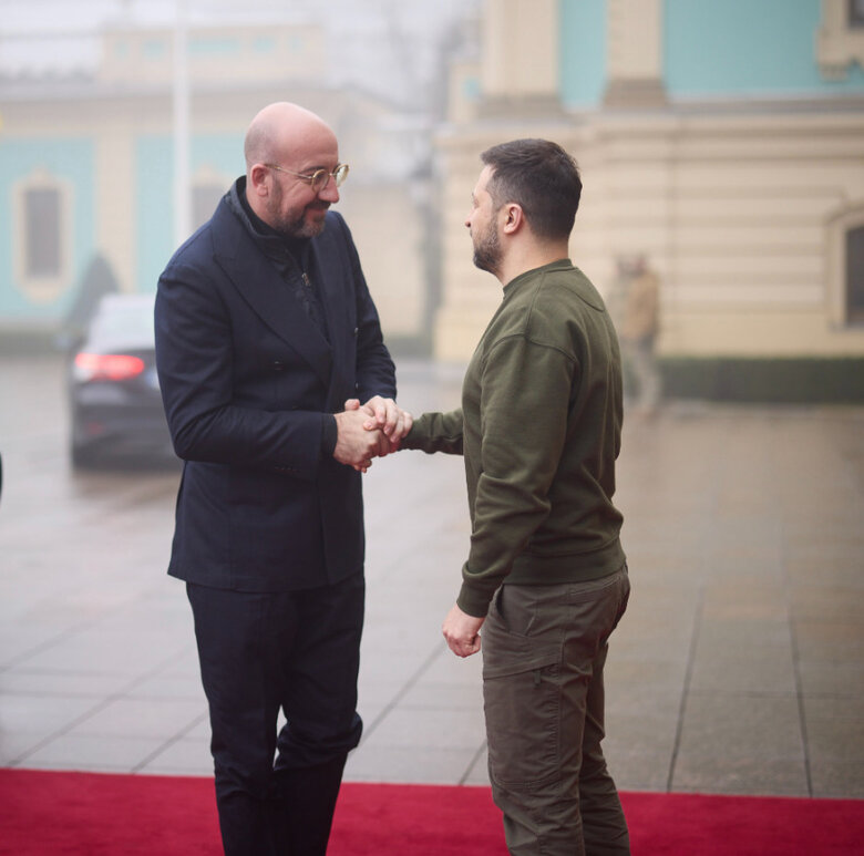 Зеленский встретился с президентом Евросовета Мишелем 01