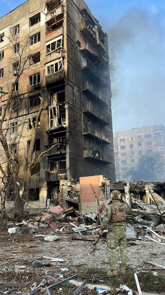 Consequences of shelling of Donetsk region by Russian invaders 02