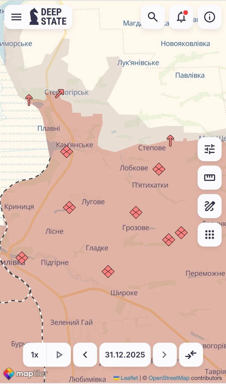 Ворог просунувся у Покровську та на Запоріжжі