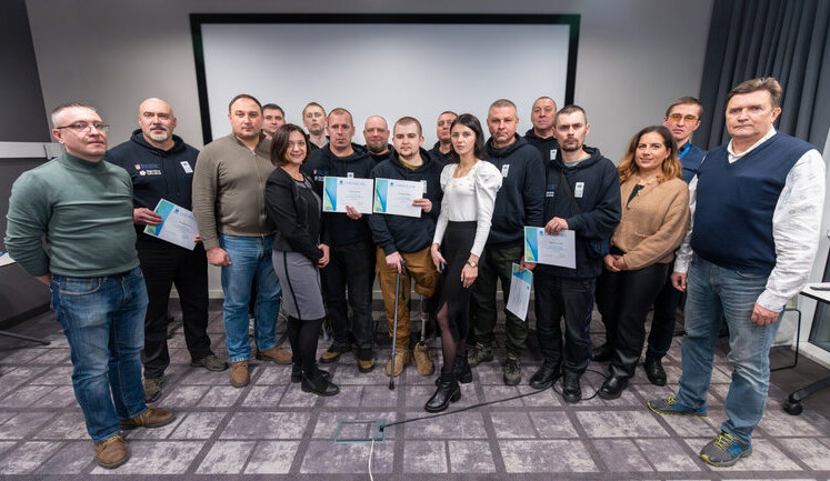 Українські ветерани опановують геоінформаційні системи та машини механізованого розмінування, - Міноборони. ФОТО