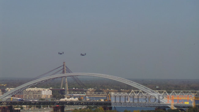 Американские самолеты CV-22B Osprey совершили полет над Киевом 01