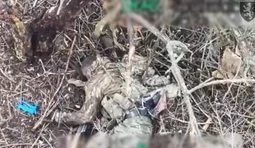 ліквідований окупант поблизу часового яру