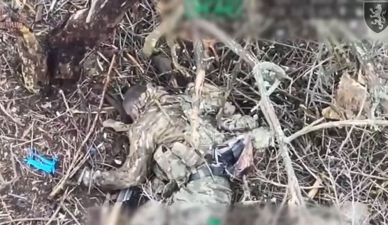 ліквідований окупант поблизу часового яру