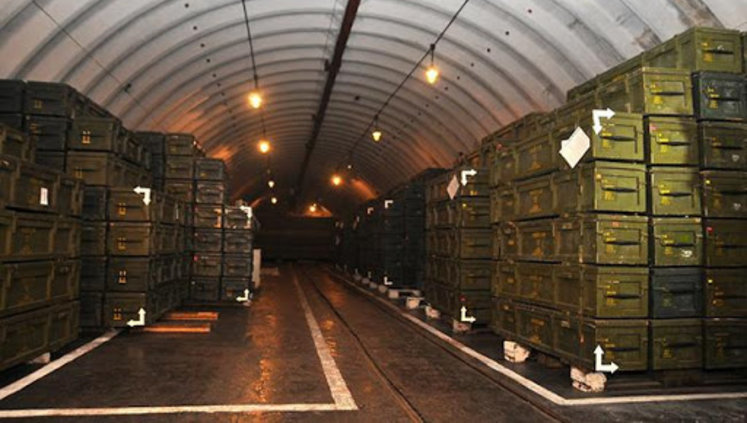 Міноборони будує бетонні сховища для боєприпасів на території військових складів
