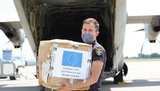 В Україну прибула допомога з Італії для боротьби з наслідками повені. ФОТО
