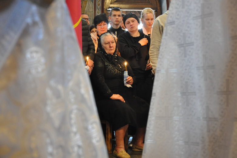 Farewell to cyborg paratrooper of 95th Brigade Ruslan Borovik, who died in battles with Russian occupiers in east, said goodbye in Kyiv 48