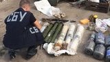 Схованку з боєприпасами виявлено на Дніпропетровщині. Вилучено 8 гранатометів, автомат, 9 гранат, - СБУ. ВІДЕО+ФОТОрепортаж