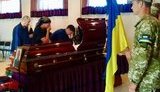 С погибшим воином "Альфы" Юрием Журавлевым простились в Бердянске. ФОТОрепортаж