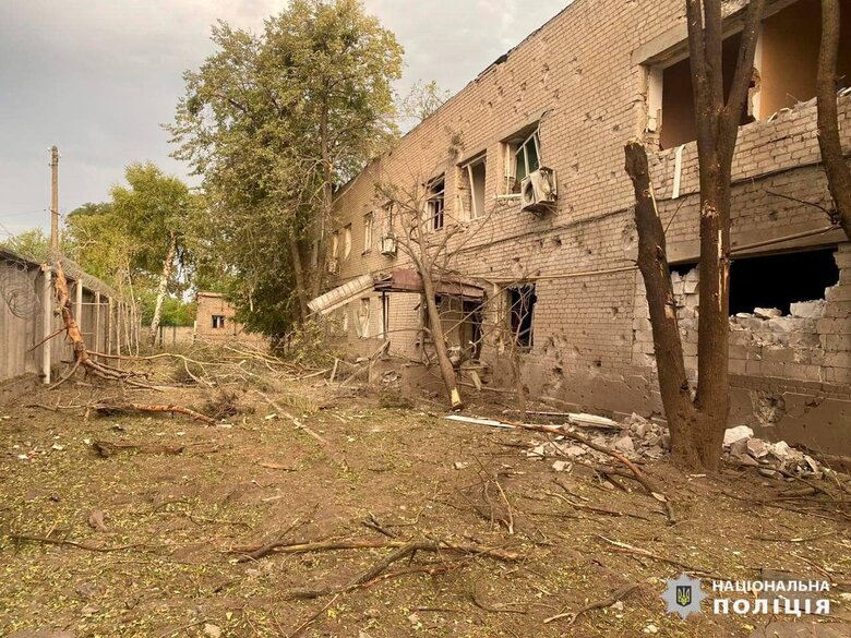 Наслідки обстрілу Ізюму