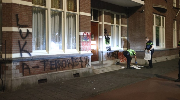 Luka terrorist: In Netherlands, man defaced embassy of Belarus 01