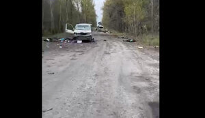 ЗСУ показали, як розбита колона російських окупантів тікала з Лимана. ВІДЕО+ФОТО