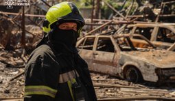 Київ після обстрілу