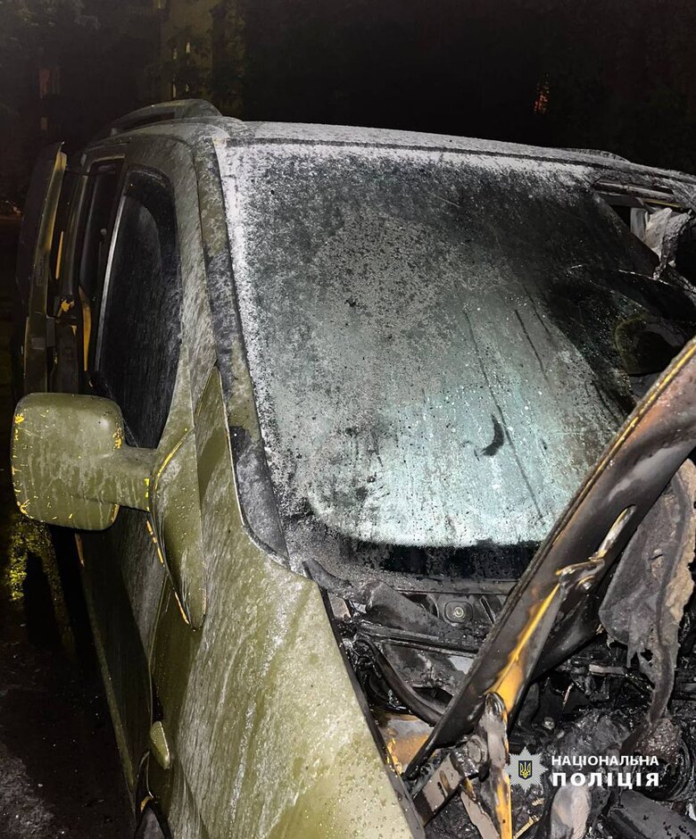 У Києві затримано жінку та її сина, які підпалювали військові автівки