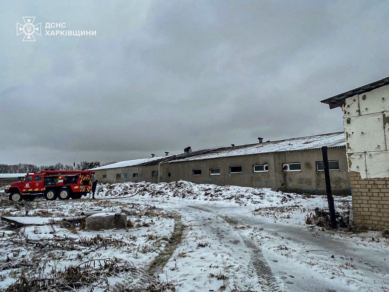 Удар РФ по фермі на Харківщині