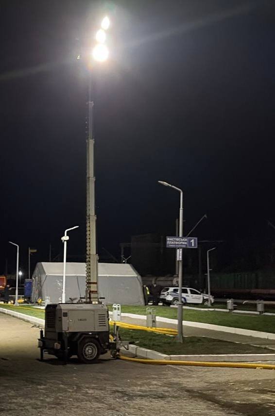 Мобільний вокзал у Фастові