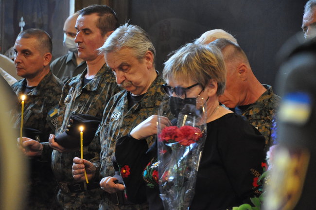 С умершим ветераном ОУН-УПА и дивизии Галичина Орестом Васкулом простились в Киеве 24