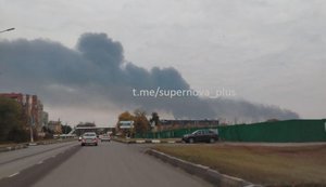 Дрони атакували Новокуйбишевський НПЗ у Самарській області, вирує пожежа, - ЗМІ. ВІДЕО+ФОТОрепортаж