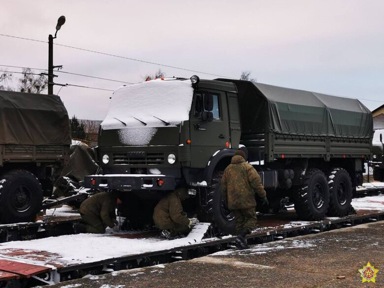 Another echelon with Russian equipment has arrived in Belarus 05