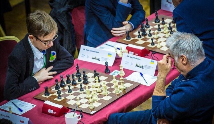14-летний украинский шахматист Самуненков получил титул международного гроссмейстера. ФОТО