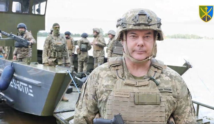 Наєв перевірив готовність дивізіону річкових катерів до виконання завдань у Північній операційній зоні. ВIДЕО