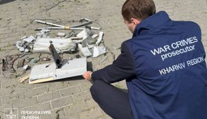 Ворог знову вдарив дроном по Харкову: поранено чоловіка, пошкоджено АЗС. ФОТО