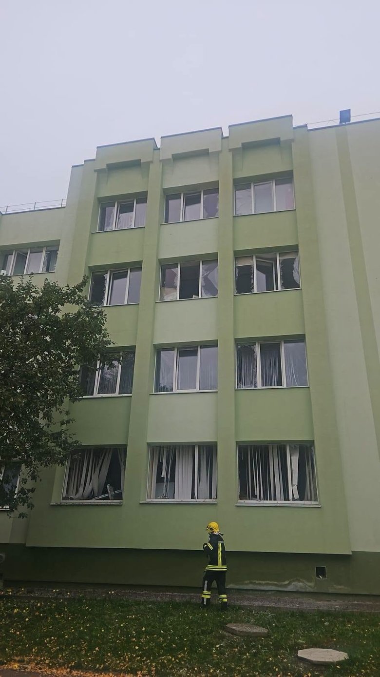 During a massive attack by the Russian Federation, one of Rivne’s lyceums was hit