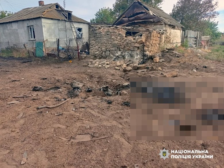 наслідки обстрілу херсонщини