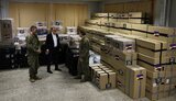 Міністр оборони Латвії Андріс Спрудс та латвійські військові