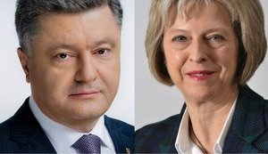 Порошенко у четвер поспілкується з прем'єром Великої Британії Мей