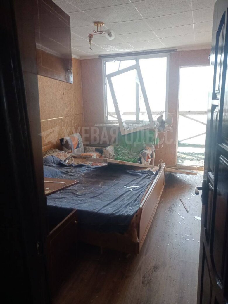 Mine washed ashore in Odesa region, detonated and damaged a house 02