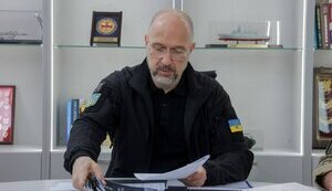 Shmyhal holds first meeting at the Ministry of Defense