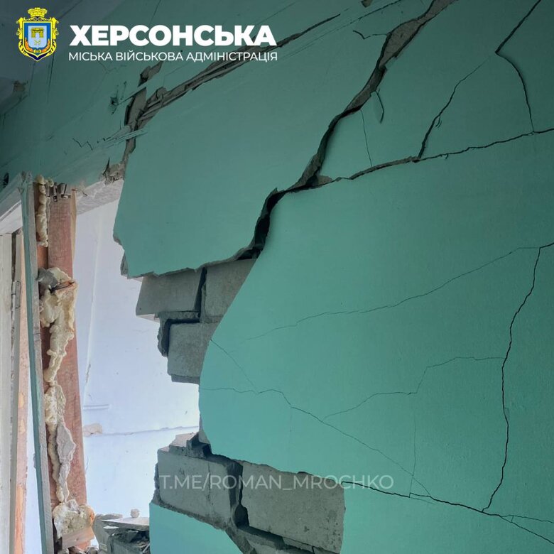 Последствия вражеских обстрелов Степановки на Херсонщине 06