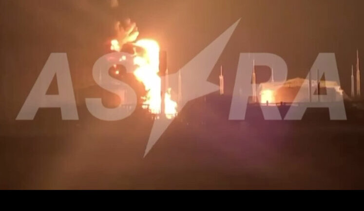 Drones attacked Krasnodar Krai: oil depot near Kropotkin is on fire. VIDEO