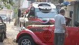 В Одессе молодожены приехали в ЗАГС на украшенном БТРе. ФОТО