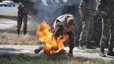 Парни из "Боевого братства" в день ВДВ в Керчи устроили драки за "Батю". ФОТОрепортаж