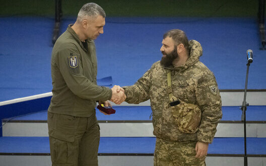 Kyiv Mayor Klytschko awarded the military