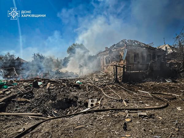 Купянск после удара КАБами